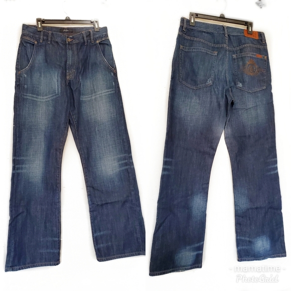 Sean John Other - Sean John mens jeans dark wash 34 distressed New